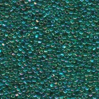 20gm Bag - Miyuki 10/0 Triangle Seed Beads (2.5mm Dia, 0.9mm Hole) TR10-1159 Iris Colour Teal