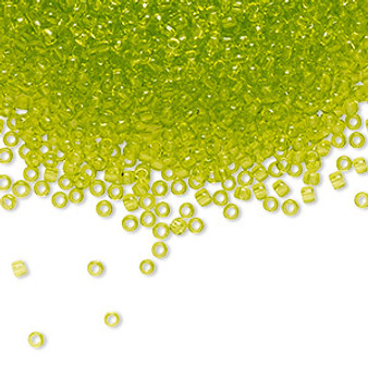 TR-11-4 - 11/0 - TOHO BEADS® - Transparent Lime Green - 7.5gms - Glass Round Seed Beads