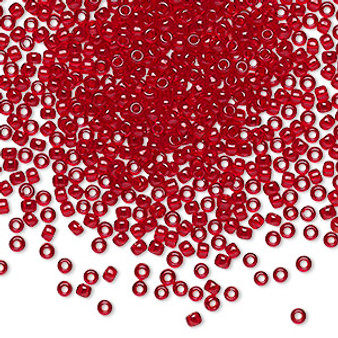 TR-11-5C - 11/0 - TOHO BEADS® - Transparent Ruby - 7.5gms - Glass Round Seed Beads