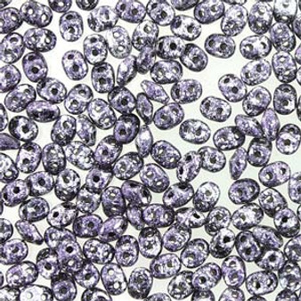 Last Stock: Super Duo Beads 2.5*5mm 20gm bag - Tweedy Violet - 523980-45710