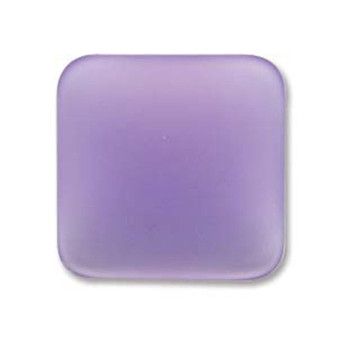 1 x Lunasoft Cabochon Square 22mm Lavender