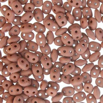 Last Stock: Super Duo Beads 2.5*5mm 20gm bag - Chocolate mat - 513600-84110