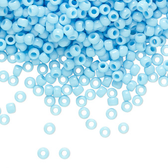 TR-08-43 - 8/0 - TOHO BEADS® - Opaque Blue Turquoise - 50gms - Glass Round Seed Beads