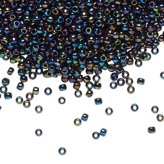 TR-11-86 - 11/0 - TOHO BEADS® - Opaque Metallic Rainbow Iris - 7.5gms - Glass Round Seed Beads