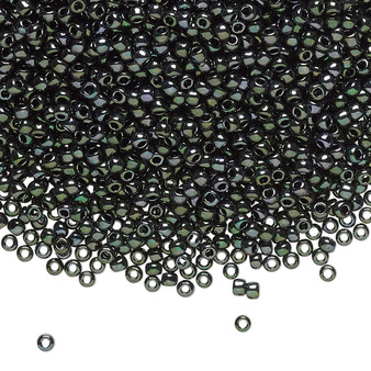 TR-11-89 - 11/0 - TOHO BEADS® - Opaque Metallic Moss - 7.5gms - Glass Round Seed Beads