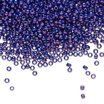 TR-11-461 - 11/0 - TOHO BEADS® - Opaque Higher Metallic Grape - 7.5gms - Glass Round Seed Beads