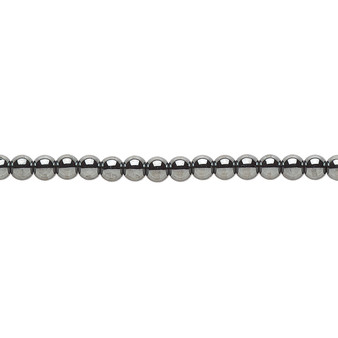 Bead, Hemalyke™ (man-made), 3mm round. Sold per 15-1/2" to 16" strand.