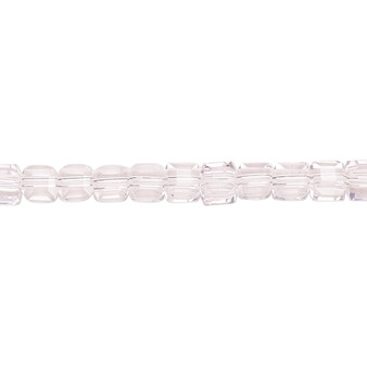 4mm - Celestial Crystal® - Transparent Pink - 16" Strand  - 18 Facet Cube