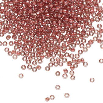 TR-11-291 - 11/0 - TOHO BEADS® - Transparent Mauve-Lined Luster Rose - 50gms - Glass Round Seed Beads