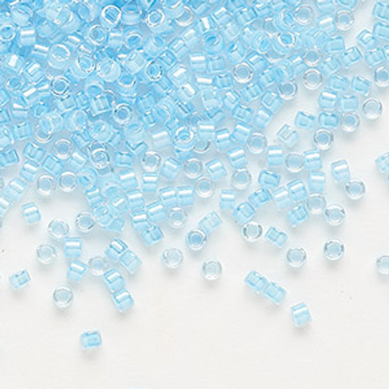 DB2039 - 11/0 - Miyuki Delica - Luminous Neon Blue - 50gms - Cylinder Seed Beads