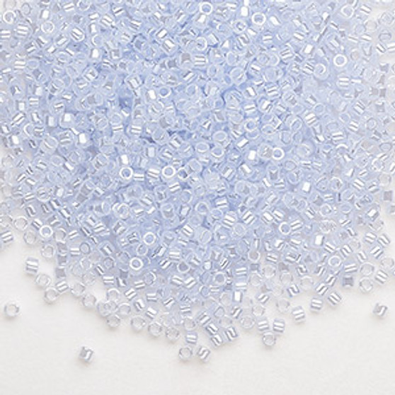 DB0257 - 11/0 - Miyuki Delica - Colour Lined Light Sapphire - 50gms - Cylinder Seed Beads