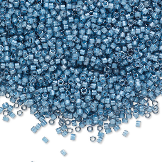 DB2054 - 11/0 - Miyuki Delica - Luminous Dusk Blue - 50gms - Cylinder Seed Beads