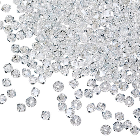 3mm - Preciosa Czech - Crystal Lagoon - 144 pk - Faceted Bicone Crystal