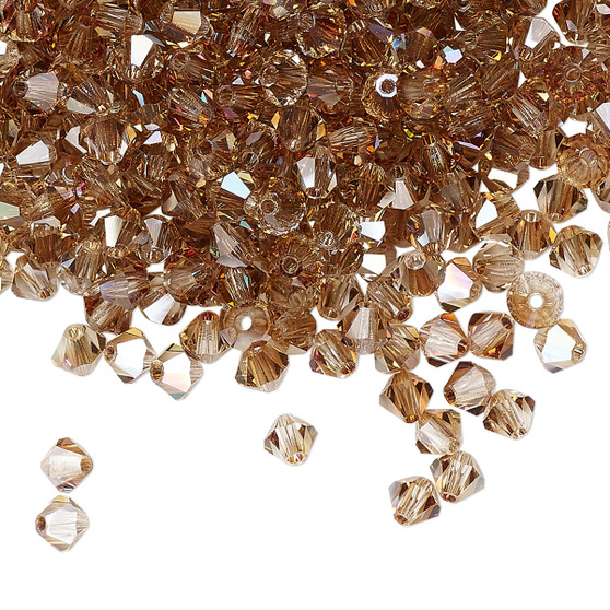 4mm - Preciosa Czech - Crystal Celsian - 144pk - Faceted Bicone Crystal