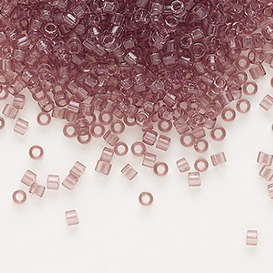 DB0711 - 11/0 - Miyuki Delica - Transparent Light Amethyst Purple - 50gms - Cylinder Seed Beads