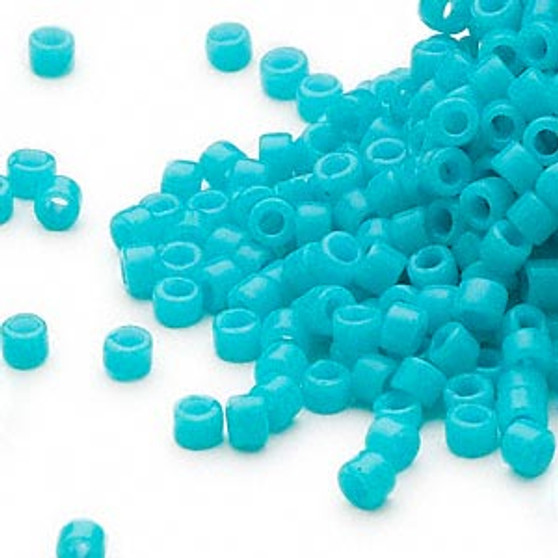 DB0658 - 11/0 - Miyuki Delica - Opaque Turquoise Green - 50gms - Cylinder Seed Beads