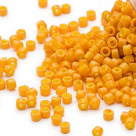 DB0651 - 11/0 - Miyuki Delica - Opaque Light Orange - 50gms - Cylinder Seed Beads
