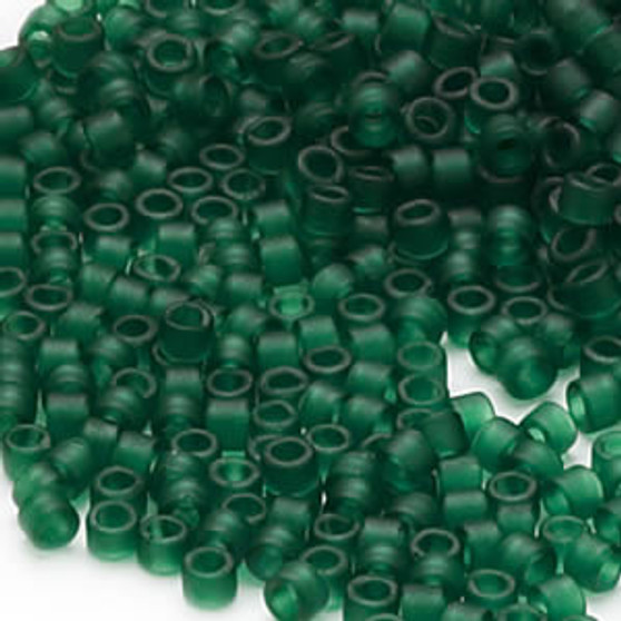 DB0767 - 11/0 - Miyuki Delica - Transparent Matte Jade Green - 50gms - Cylinder Seed Beads