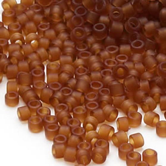 DB0764 - 11/0 - Miyuki Delica - Transparent Matte Root Beer - 50gms - Cylinder Seed Beads