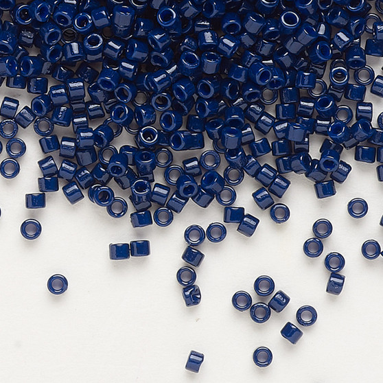 DB2144 - 11/0 - Miyuki Delica - Duracoat® Opaque Dark Navy Blue - 50gms - Cylinder Seed Beads