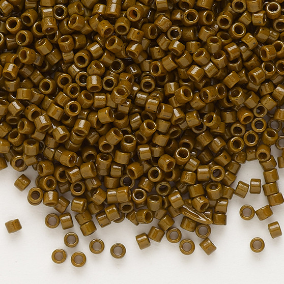 DB2142 - 11/0 - Miyuki Delica - Duracoat® opaque dark brown - 50gms - Cylinder Seed Beads