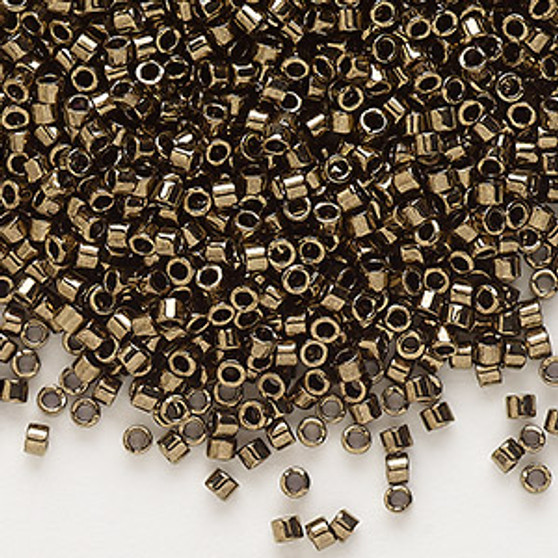 DB0022 - 11/0 - Miyuki Delica - Metallic Bronze - 50gms - Cylinder Seed Beads