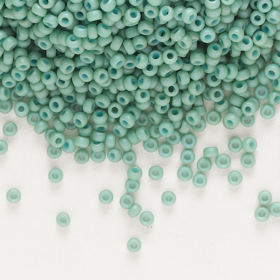 11-2028 - 11/0 - Miyuki - Opaque Matte Luster Seafoam - 25gms - Glass Round Seed Bead