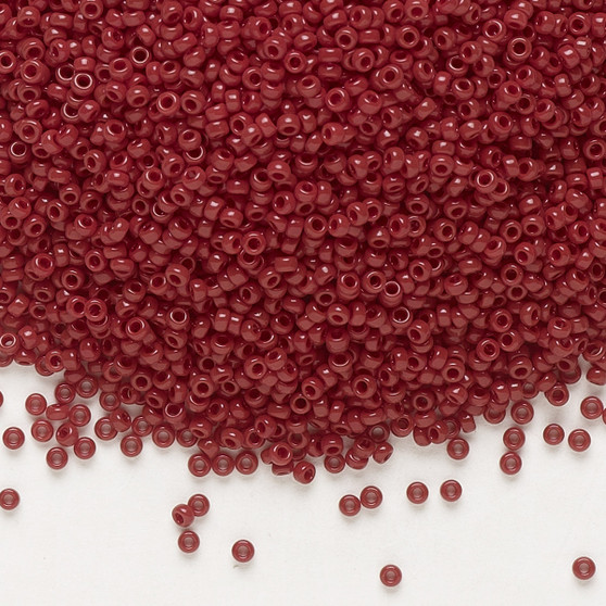 15-419 - 15/0 - Miyuki - Opaque Currant - 35gms Glass Round Seed Beads