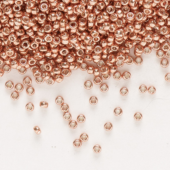 15-1072 - 15/0 - Miyuki - Opaque Galvanized Muscat - 8.2gms Vial Glass Round Seed Beads