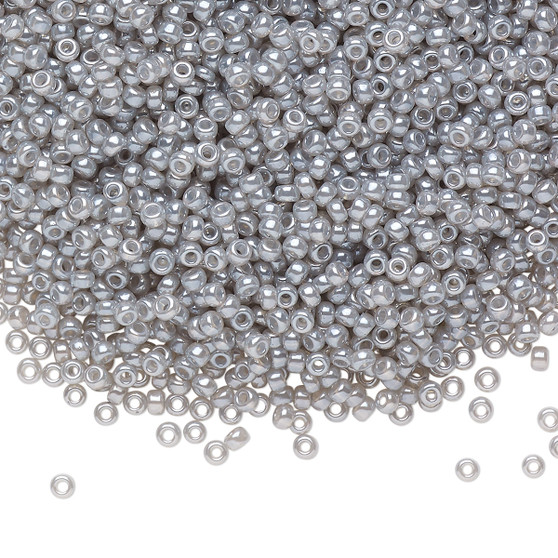 11-526 - 11/0 - Miyuki - Translucent Ceylon Light Grey - 25gms - Glass Round Seed Bead