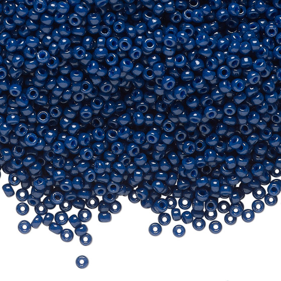 11-4493 - 11/0 - Miyuki - Duracoat Opaque Navy Blue - 250gms - Glass Round Seed Bead