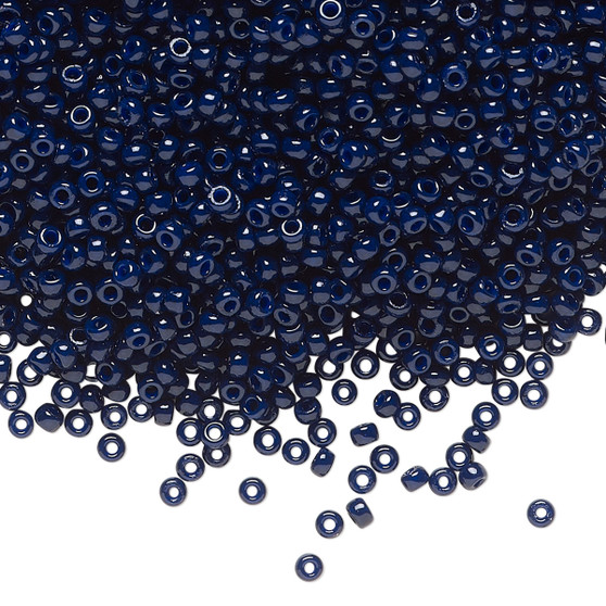 11-4494 - 11/0 - Miyuki - Duracoat Opaque Dark Navy Blue - 250gms - Glass Round Seed Bead