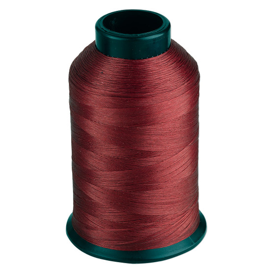 Thread, Nymo®, nylon. 1 x Spool Size B - 3oz (2,505 yards) Red