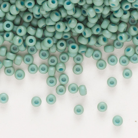 8-2028 - 8/0 - Miyuki - Opaque Matte Luster Seafoam - 50gms - Glass Round Seed Bead