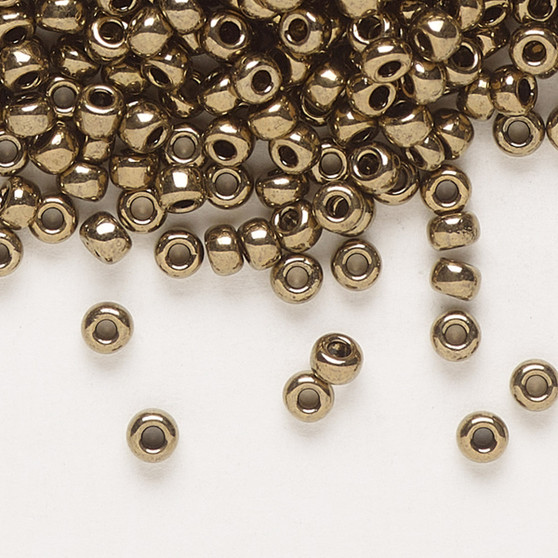 8-457 - 8/0 - Miyuki - Opaque Metallic Bronze - 50gms - Glass Round Seed Bead