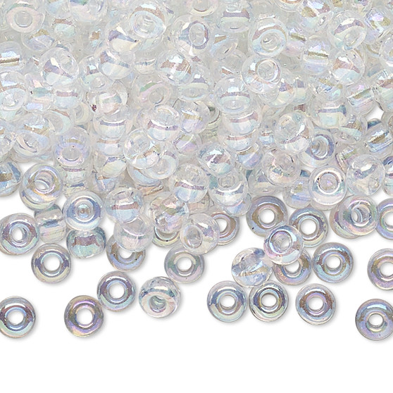 6-131R - 6/0 - Miyuki - Transparent Rainbow Crystal - 25gms - Glass Round Seed Bead