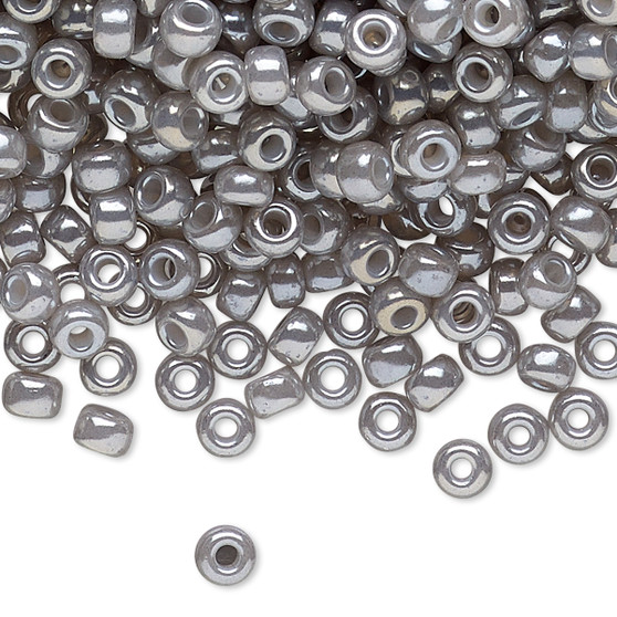 6-526 - 6/0 - Miyuki - Translucent Ceylon Silver Grey - 25gms - Glass Round Seed Bead