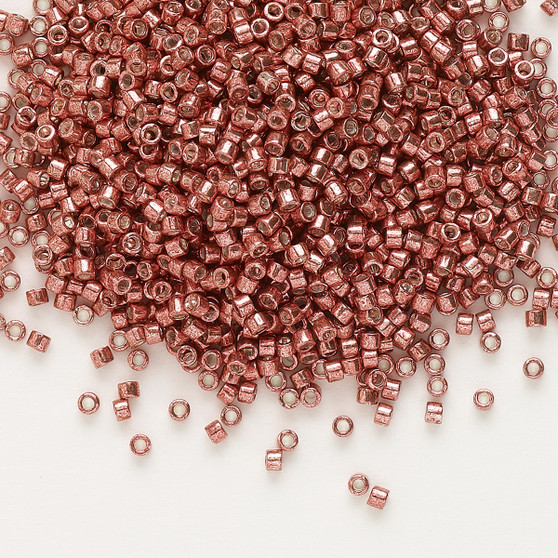 DB0423 - 11/0 - Miyuki Delica - Opaque Galvanized Russet - 7.5gms - Cylinder Seed Beads