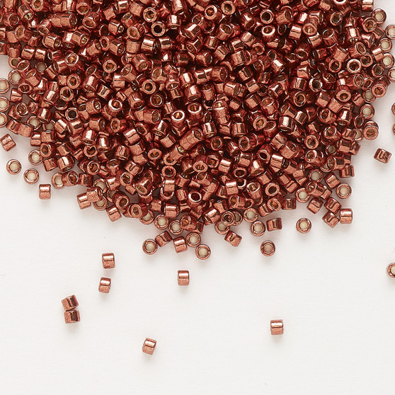 DB1842 - 11/0 - Miyuki Delica - Duracoat® Opaque Galvanized Dark Berry - 50gms - Cylinder Seed Bead