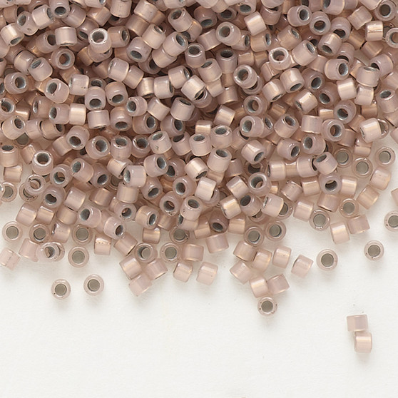 DB0191 - 11/0 - Miyuki Delica - Semitransparent Copper-Lined Opal - 50gms - Cylinder Seed Bead
