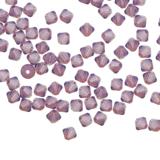 4mm - Preciosa Czech - Amethyst Opal - 720pk - Faceted Bicone Crystal