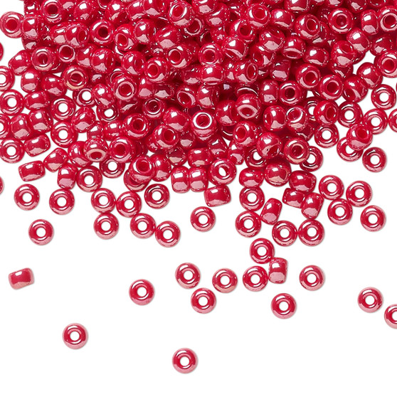 8-425 - 8/0 - Miyuki - Opaque Luster Cadillac Red - 50gms - Glass Round Seed Bead