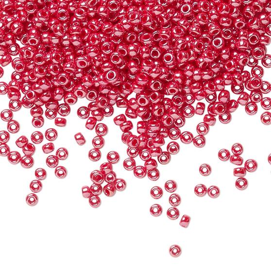 11-425 - 11/0 - Miyuki - Opaque Luster Cadillac Red - 25gms - Glass Round Seed Bead