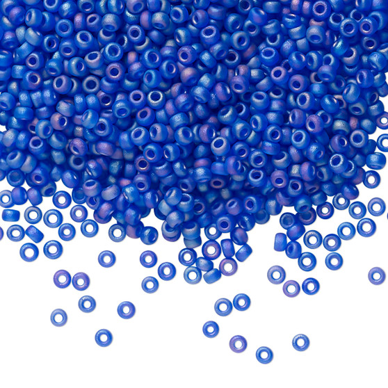 11-151FR - 11/0 - Miyuki - Translucent Matte Rainbow Cobalt - 25gms - Glass Round Seed Bead
