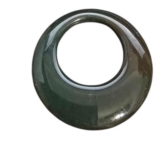 LAST STOCK: Gemstone Donut drop Pendant 44mm x 45mm,  no hole