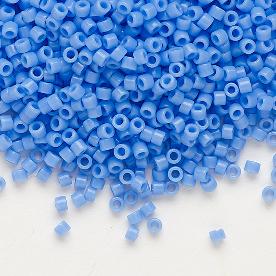 DB0730 - 11/0 - Miyuki Delica - Opaque Periwinkle - 250gms - Cylinder Seed Beads