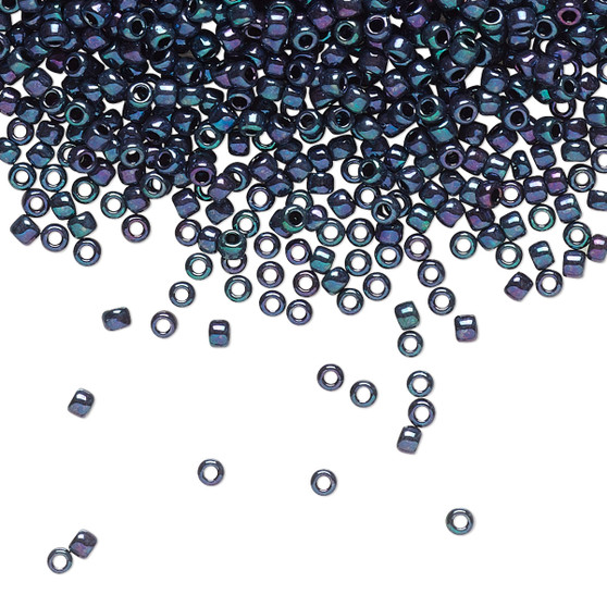 TR-11-505 - 11/0 - TOHO BEADS® - Opaque Metallic Higher Dragonfly - 7.5gms - Glass Round Seed Beads