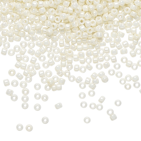 TR-11-122 - 11/0 - TOHO BEADS® - Opaque Luster Navajo White - 50gms - Glass Round Seed Beads