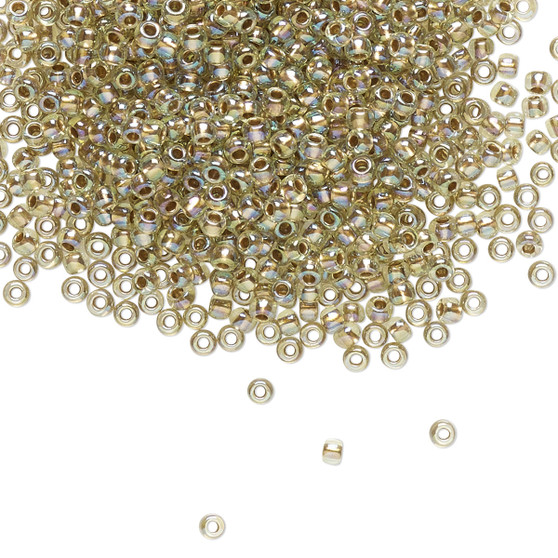 TR-11-998 - 11/0 - TOHO BEADS® - Gold Lined Translucent Rainbow Light Jonquil - 50gms - Glass Round Seed Beads