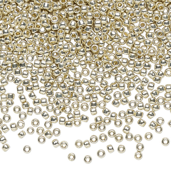 TR-11-PF558 - 11/0 - TOHO BEADS® - PermaFinish Opaque Galvanized Aluminum - 50gms - Glass Round Seed Beads